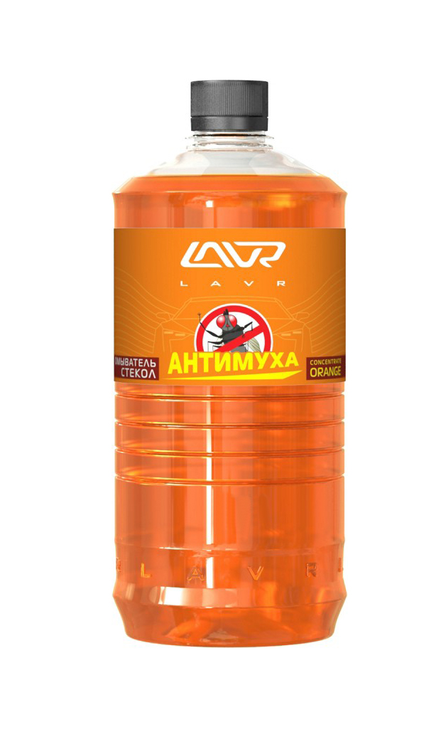 Стеклоомывающая жидкость Lavr Антимуха Orange, 1л