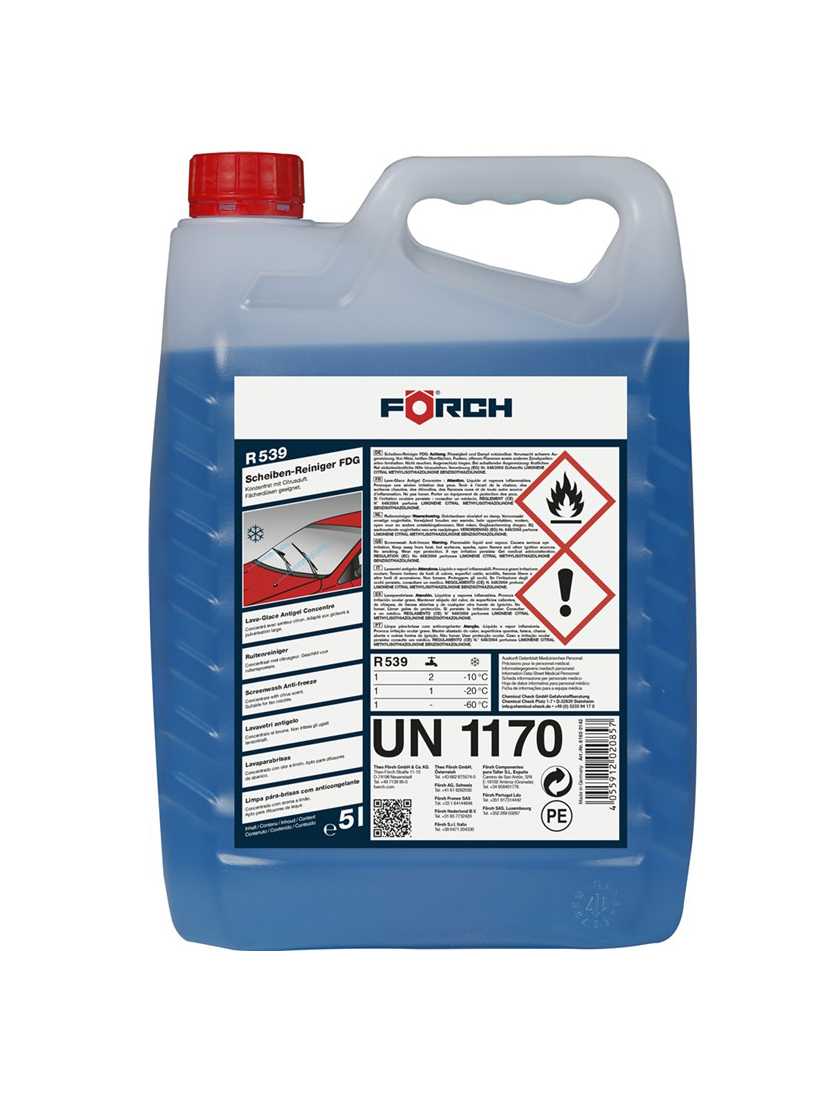 Стеклоомывающая жидкость Foerch R539, 5л