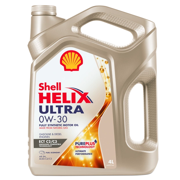 Моторное масло SHELL 0W30 HELIX ULTRA ECT C2/C3, 4л