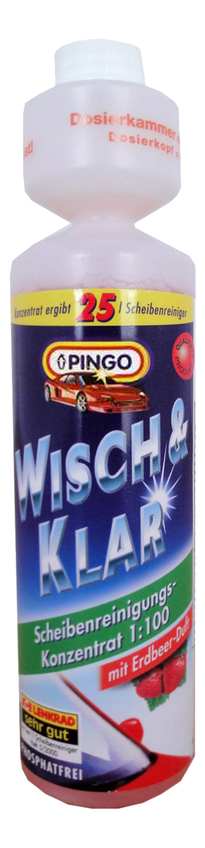 Стеклоомывающая жидкость Pingo Wisch&Klar (земляника), 250л