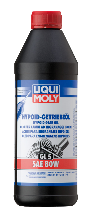 Трансмиссионное масло LIQUI MOLY Hypoid-Getriebeoil GL5 80W, 1л