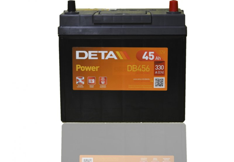 Аккумулятор Deta  Power DB456 (45 A/h), 330A R+