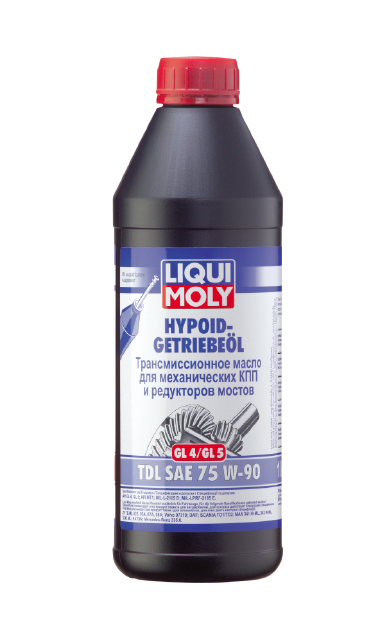 Трансмиссионное масло LIQUI MOLY Hypoid-Getriebeoil GL4/5 TDL 75W-90, 1л