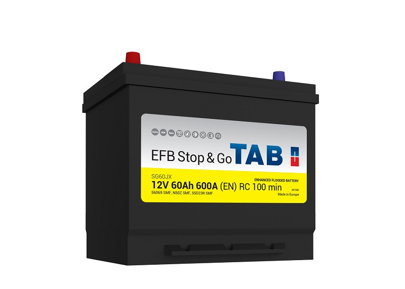 Аккумулятор TAB Magic STOP & GO EFB Asia (60 A/h), 600A R+