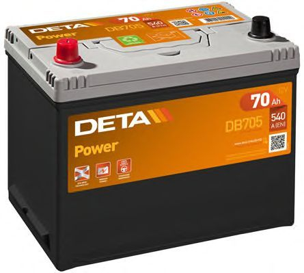Аккумулятор Deta  Power DB705 (70 A/h), 540A L+