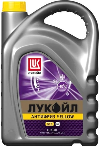 Антифриз Лукойл G12 Yellow / 227374 (5кг)