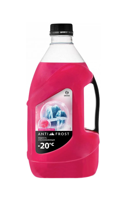 Стеклоомывающая жидкость Grass Antifrost -20°C Fruit Bubbles, 4л