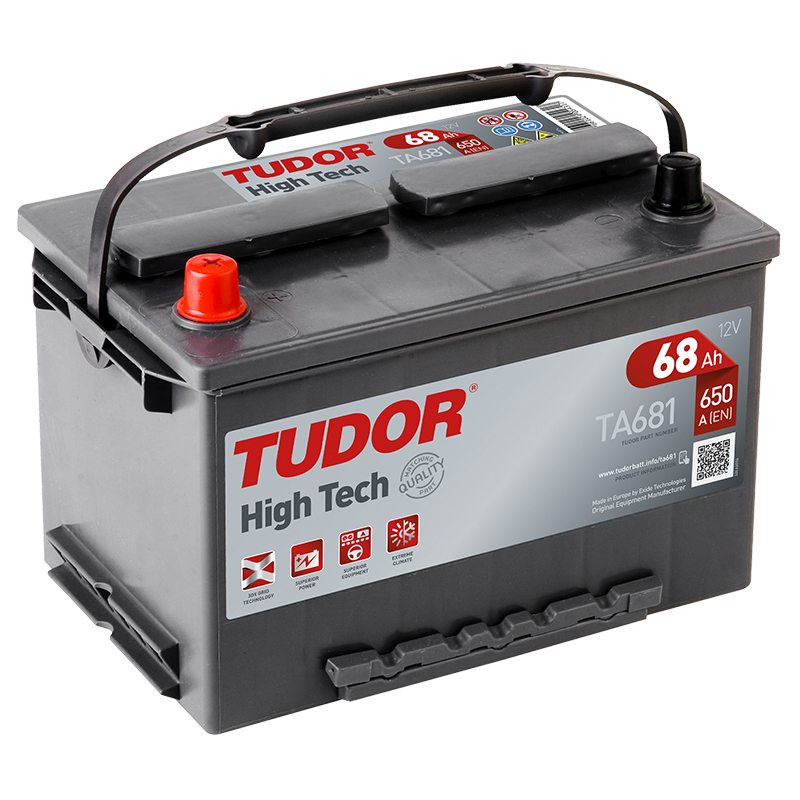 Аккумулятор Tudor High Tech TA681 (68 А/ч), 650A L+