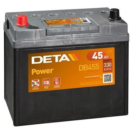 Аккумулятор Deta  Power DB455 (45 A/h), 330A L+