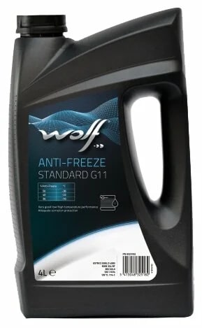 Wolf G11 Anti-freeze Standard 4 л концентрат антифриза синий (50000/4)