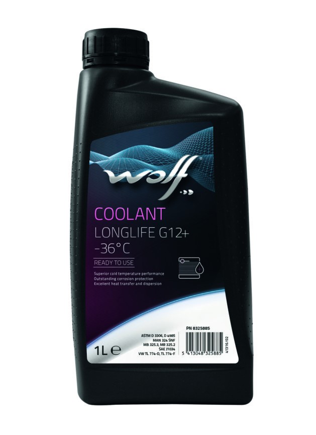 Wolf G12+ Coolant Longlife -36°C 1 л готовый антифриз красный (50101/1)