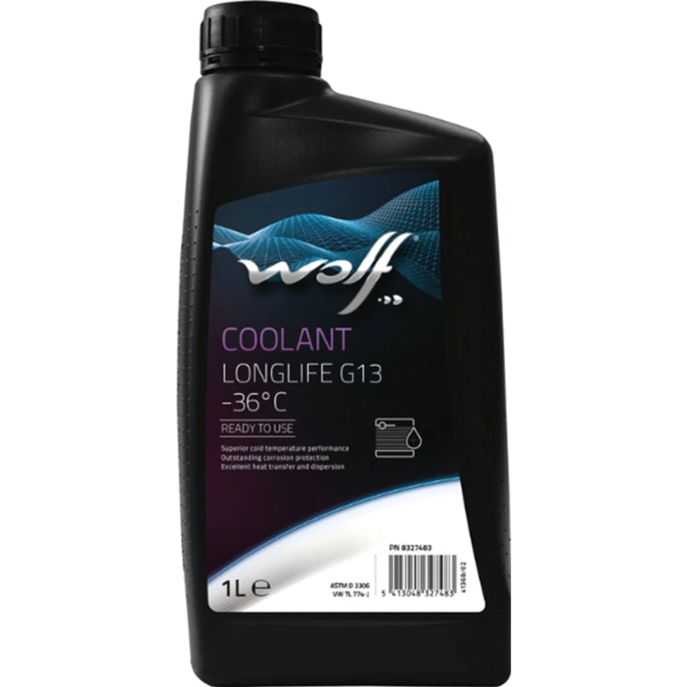 Wolf G13 Coolant Longlife -36°C 1 л готовый антифриз красный (50102/1)