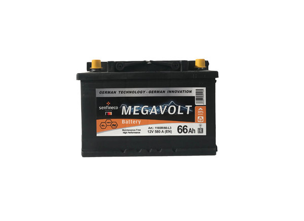 Аккумулятор Senfineco Megavolt 12V L+ (66 А/h)