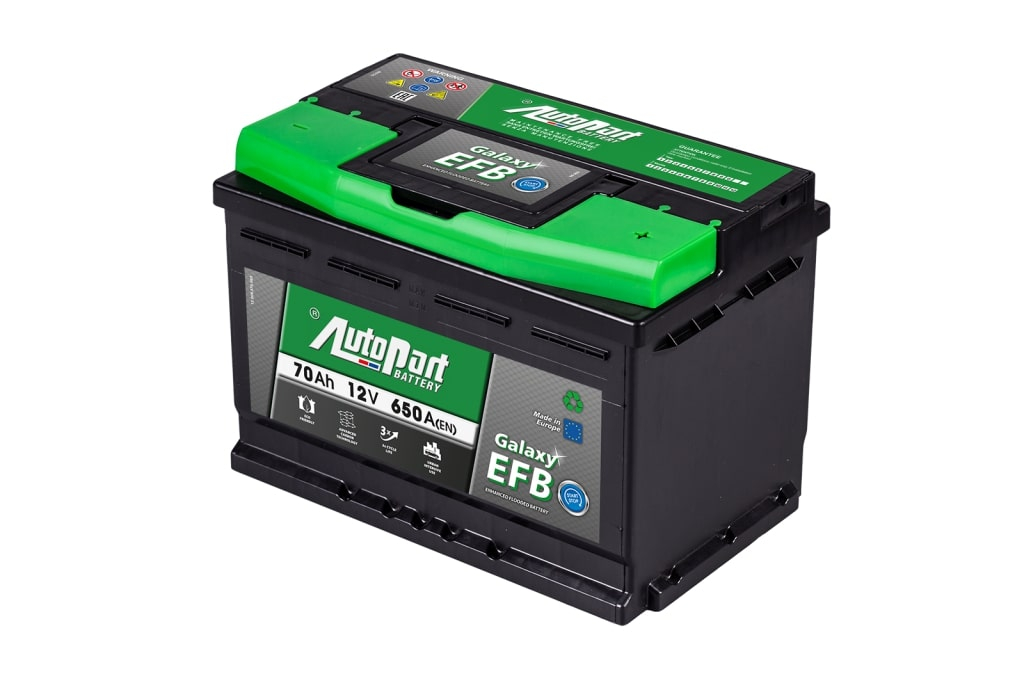 Аккумулятор Autopart Galaxy EFB (70 A/h), 650A R+