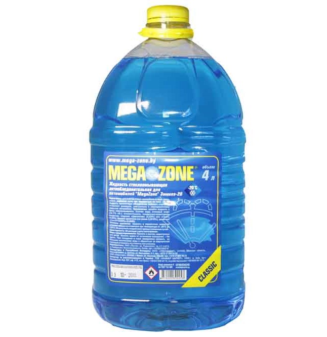 Стеклоомывающая жидкость Megazone Classic -20°C, 4л