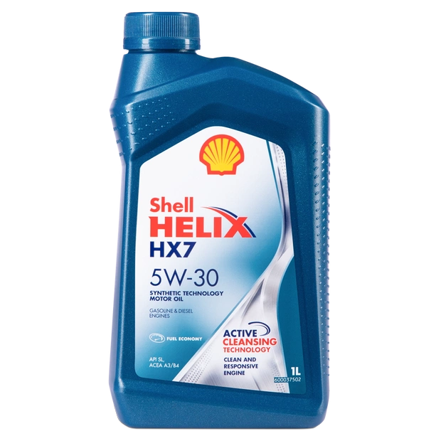 Моторное масло SHELL 5W30 HELIX HX7, 1л