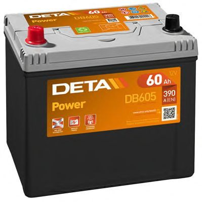 Аккумулятор Deta  Power DB605 (60 A/h), 390A L+