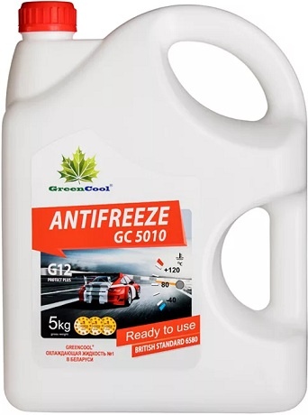 Антифриз GreenCool GC5010 G12 / 791685 (5кг)