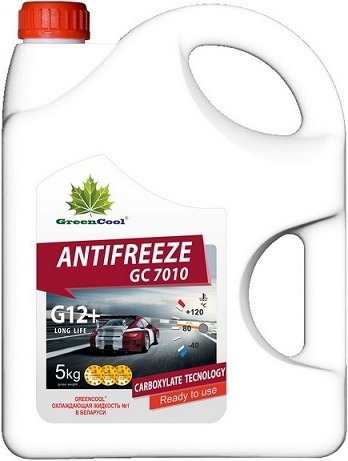Антифриз GreenCool GC7010 G12+ / 792255 (5кг)