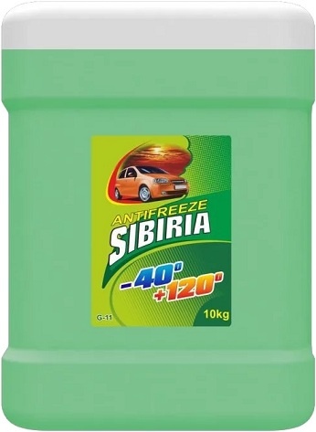 Антифриз Sibiria Зеленый G11 / 800090 (10кг)