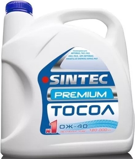 Sintec Тосол ОЖ-40 / 800341 (3кг)