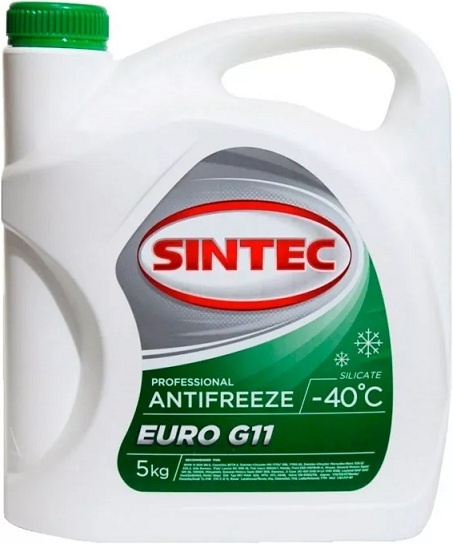 Антифриз Sintec Euro G11 / 800523 (5кг)