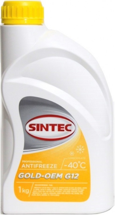 Антифриз Sintec Gold G12 / 800525 (1кг)