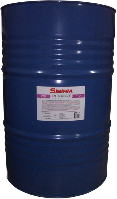 Антифриз Sibiria Красный G12  / 801878 (216л)
