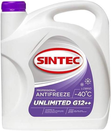 Антифриз Sintec Unlimited G12++ / 803584 (5кг)