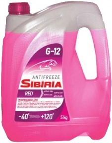 Антифриз Sibiria G12 Красный / 805600 (5кг)