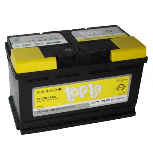 Аккумулятор Topla EFB Stop & Go (80 A/h), 760A R+
