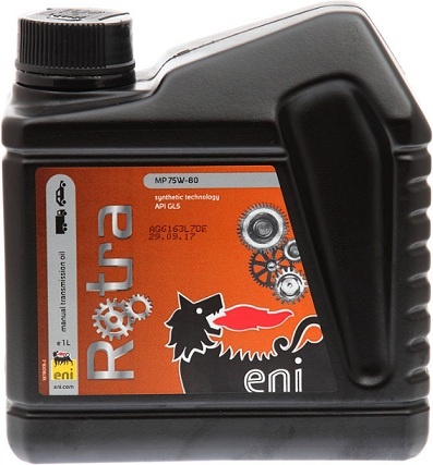 Трансмиссионное масло Eni Rotra MP 17B GL-5 / 75W80 (1л)