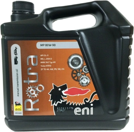 Трансмиссионное масло Eni Rotra MP/4 80W90 (4л)