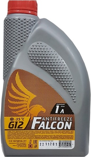 Антифриз Falcon Antifreeze-35 G12 / FN0510G (1кг)(серая канистра)