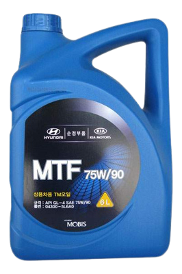Трансмиссионное масло Hyundai/Kia Gear Oil 75W-90, 6л