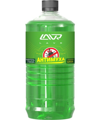 Стеклоомывающая жидкость Lavr Антимуха Green, 1л