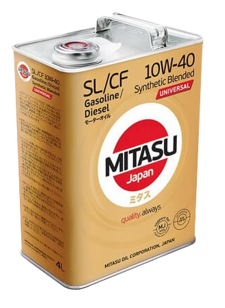 Моторное масло MITASU UNIVERSAL SL/CF 10W-40, 4л