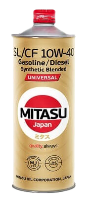 Моторное масло MITASU UNIVERSAL SL/CF 10W-40, 1л