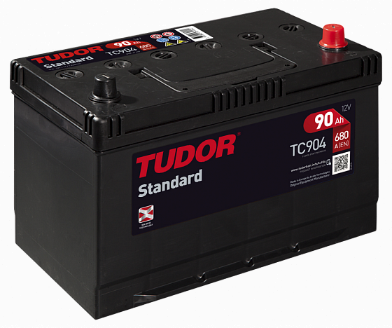 Аккумулятор Tudor Standart TC904 (90 А/ч), 680A R+