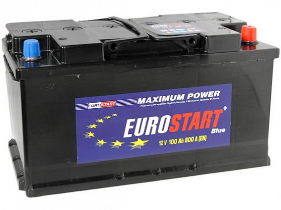 Аккумулятор Eurostart Blue (100 A/h), 800А L+
