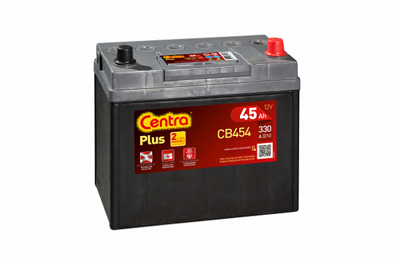 Аккумулятор Centra Plus CB455 (45 А/ч), 300A L+