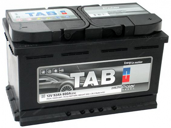 Аккумулятор TAB Polar (92 A/h), 800A R+