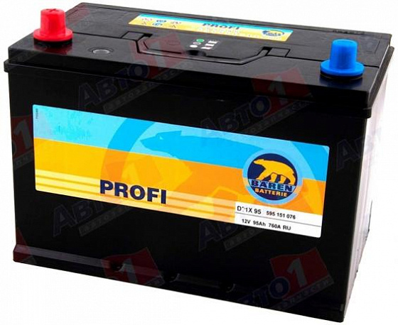 Аккумулятор Baren Profi JIS (95 A/h), 760А L+ 7905700