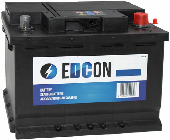 Аккумулятор Edcon (68 A/h), 550A R+ (DC68550R)