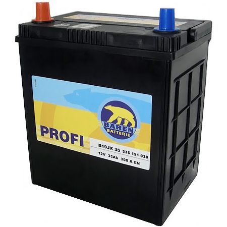 Аккумулятор Baren Profi JIS (38 A/h), 300А R+ 7905667