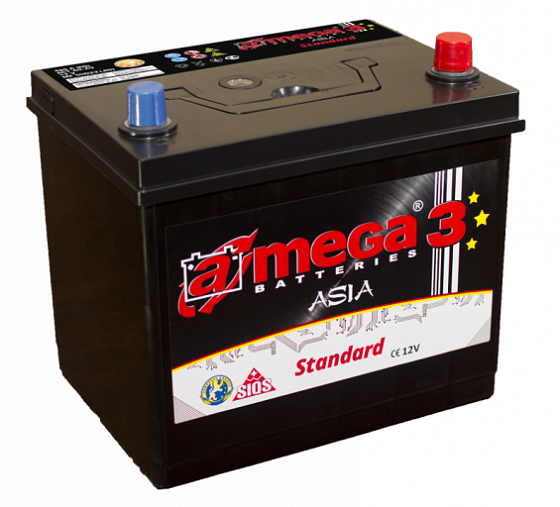 Аккумулятор A-mega Standard Asia (100 A/h), 700A R+