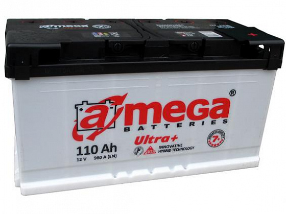 Аккумулятор A-mega Ultra Plus (110 A/h), 1000А R+