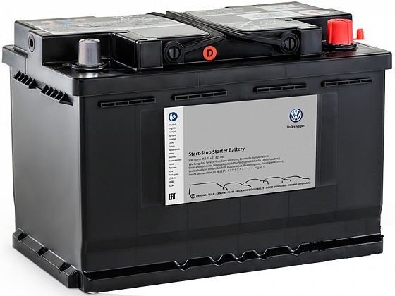 Аккумулятор Volkswagen CD AGM (75 A/h), 800A R+ (000 915 105)