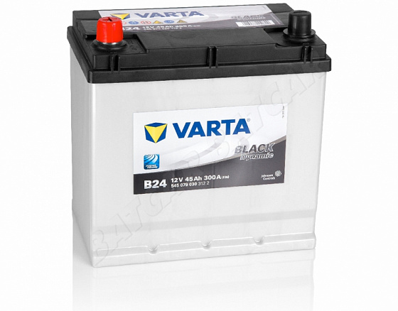 Аккумулятор Varta Black Dynamic B24 (45 А/h), 300А L+ (545 079 030)