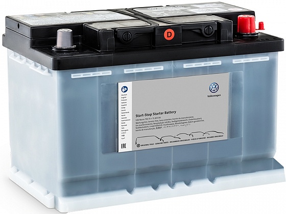 Аккумулятор Volkswagen  EB EFB (59 A/h), 640A R+ (000 915 105)